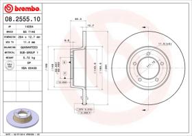 BREMBO 08255510 - DISCO FRENO