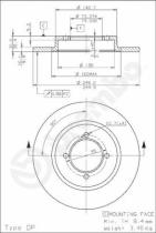 BREMBO 08395510 - DISCO FRENO
