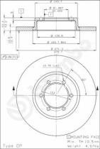 BREMBO 08395620 - DISCO FRENO