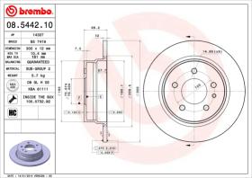 BREMBO 08544210 - DISCO DE FRENO
