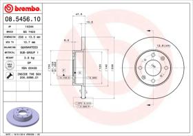 BREMBO 08545610 - DISCO DE FRENO