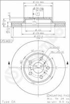 BREMBO 09562210 - DISCO DE FRENO