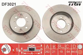 TRW DF3021 - JGO DISCOS DE FRENO