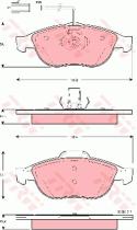 TRW GDB1441 - PASTILLAS DE FRENO