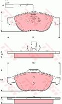 TRW GDB1444 - PASTILLAS DE FRENO
