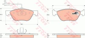 TRW GDB1445 - PASTILLAS DE FRENO