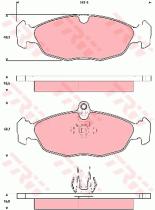 TRW GDB1569 - PASTILLAS DE FRENO