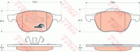 TRW GDB1583 - PASTILLAS DE FRENO