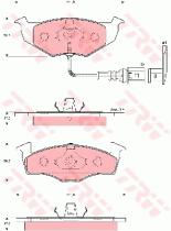 TRW GDB1586 - PASTILLAS DE FRENO