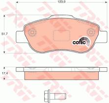 TRW GDB1589 - PASTILLAS DE FRENO