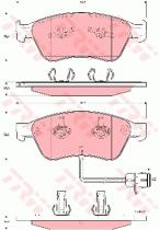 TRW GDB1598 - PASTILLAS DE FRENO