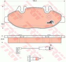 TRW GDB1600 - PASTILLAS DE FRENO