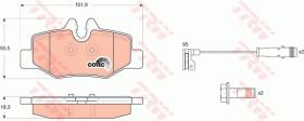 TRW GDB1601 - PASTILLAS DE FRENO