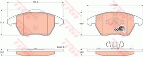 TRW GDB1605 - PASTILLAS DE FRENO