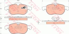 TRW GDB1613 - PASTILLAS DE FRENO