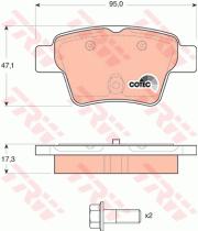 TRW GDB1620 - PASTILLAS DE FRENO