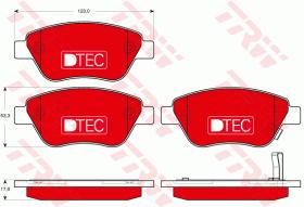 TRW GDB1700DTE - PASTILLAS DE FRENO DTEC