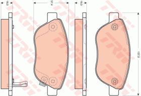 TRW GDB1701 - PASTILLAS DE FRENO