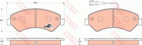 TRW GDB1703 - PASTILLAS DE FRENO