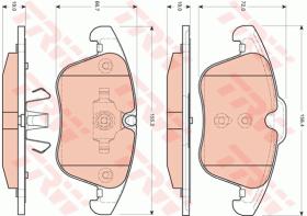 TRW GDB1705 - PASTILLAS DE FRENO