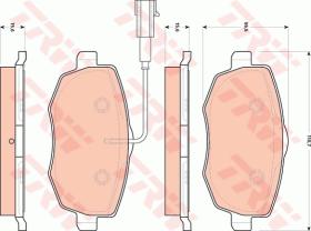 TRW GDB1707 - PASTILLAS DE FRENO