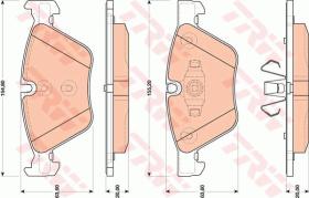 TRW GDB1810 - PASTILLAS DE FRENO