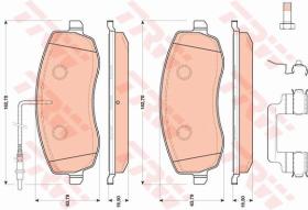 TRW GDB1820 - PASTILLAS DE FRENO