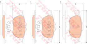 TRW GDB1823 - PASTILLAS DE FRENO