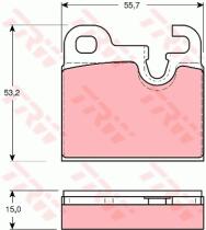 TRW GDB259 - PASTILLAS DE FRENO