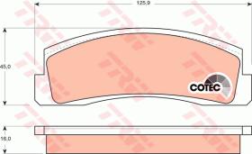 TRW GDB265 - PASTILLAS DE FRENO