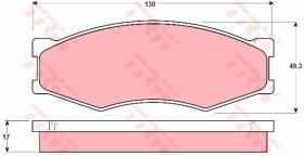 TRW GDB318 - PASTILLAS DE FRENO