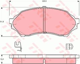 TRW GDB3193 - PASTILLAS DE FRENO