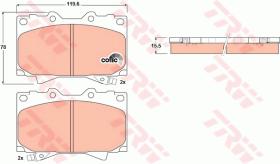 TRW GDB3197 - PASTILLAS DE FRENO