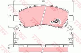 TRW GDB3205 - PASTILLAS DE FRENO