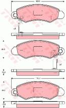 TRW GDB3215 - PASTILLAS DE FRENO