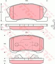 TRW GDB3220 - PASTILLAS DE FRENO
