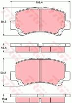 TRW GDB3221 - PASTILLAS DE FRENO