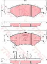 TRW GDB3224 - PASTILLAS DE FRENO