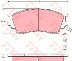 TRW GDB3230 - PASTILLAS DE FRENO