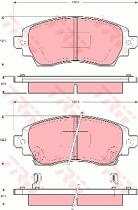 TRW GDB3333 - PASTILLAS DE FRENO