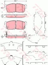 TRW GDB3359 - PASTILLAS DE FRENO