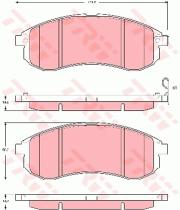 TRW GDB3380 - PASTILLAS DE FRENO