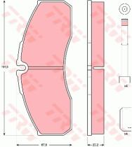 TRW GDB3385 - PASTILLAS DE FRENO