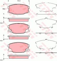 TRW GDB3388 - PASTILLAS DE FRENO