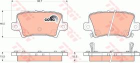 TRW GDB3408 - PASTILLAS DE FRENO