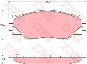 TRW GDB3410 - PASTILLAS DE FRENO