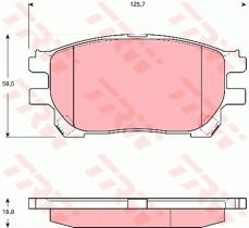 TRW GDB3414 - PASTILLAS DE FRENO