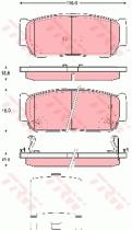 TRW GDB3417 - PASTILLAS DE FRENO