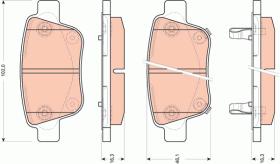 TRW GDB3456 - PASTILLAS DE FRENO