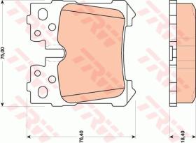 TRW GDB3475 - PASTILLAS DE FRENO
